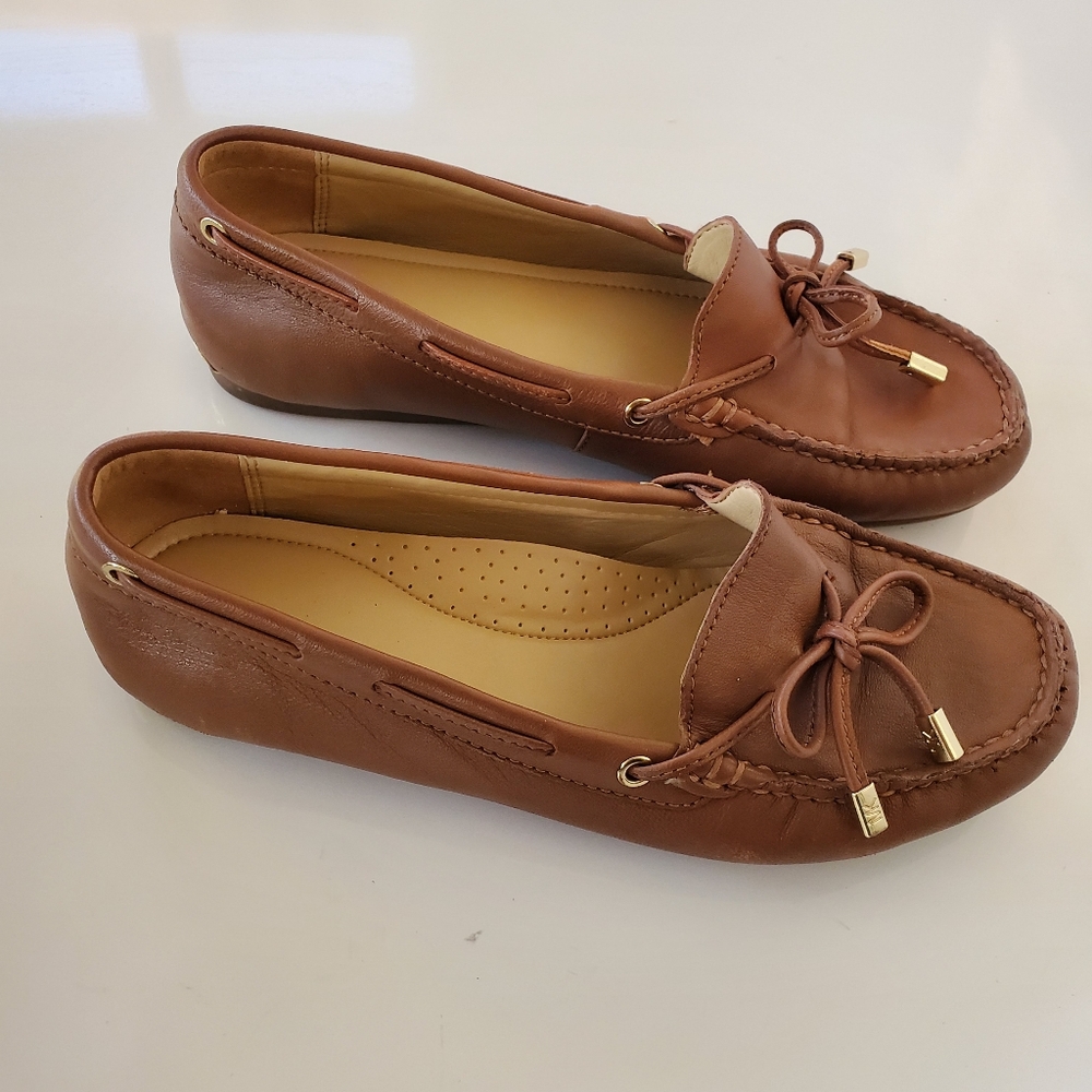 Michael Kors Daisy brown moccasin Loafers Flats Size 7 - Picture 8 of 11